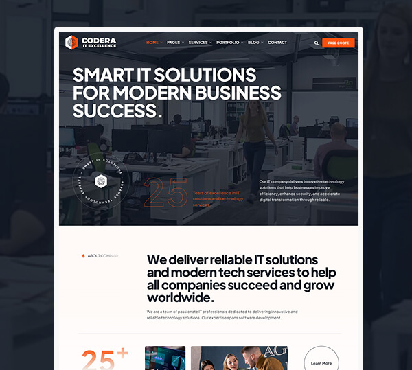 IT Solutions & Services WordPress Theme