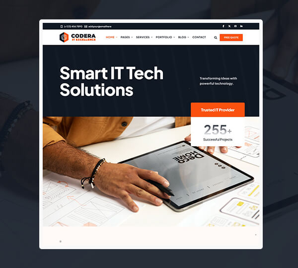 IT Solutions & Services WordPress Theme