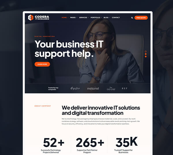 IT Solutions & Services WordPress Theme